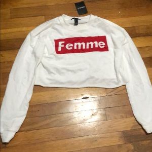 Femme cropped sweater